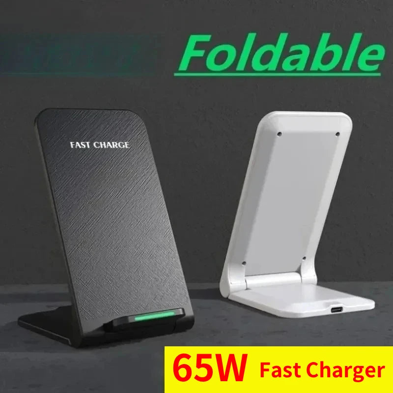 65W Fast Wireless Charger Phone Holder