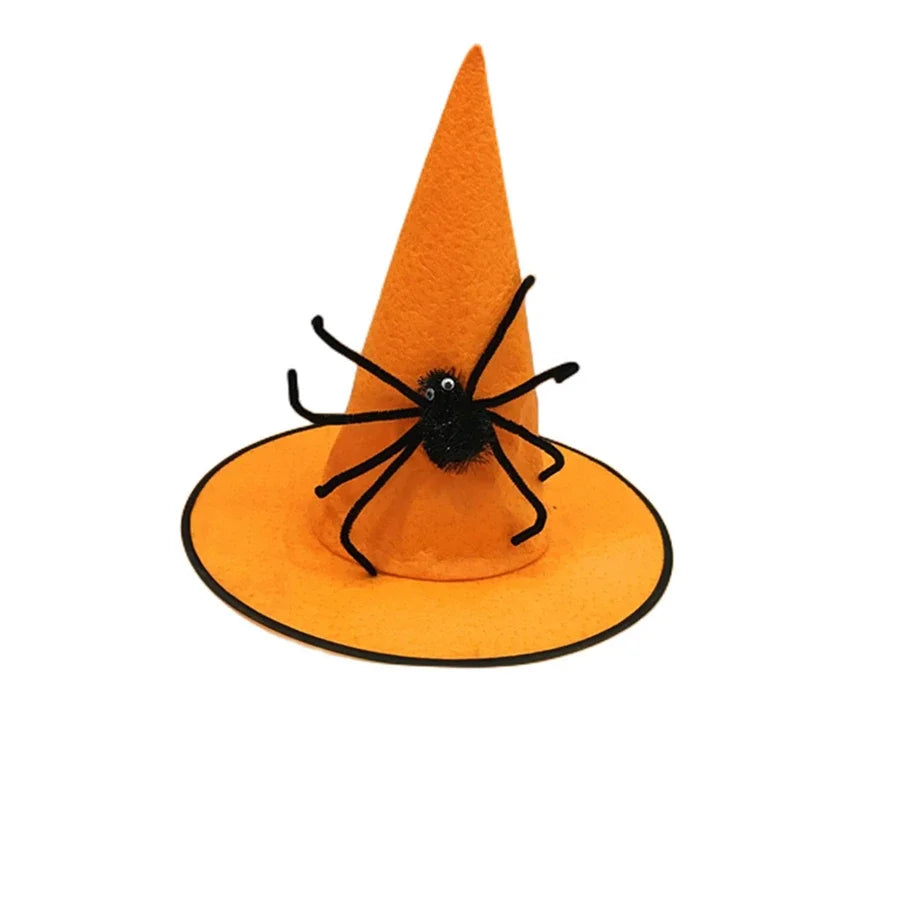 Halloween Witch Cosplay Decoration Spider Hats