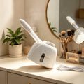 Multi-angle Warm Mist Facial Steamer with Dried Flower Compartment Safe Distance Reminder Design