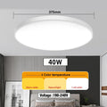 LED Ceiling Lights 220V Ultrathin Led Lamps 3-Color CCT Panel Light for Bedroom Kitchen Lighting Round Ceiling Lamp Living Room