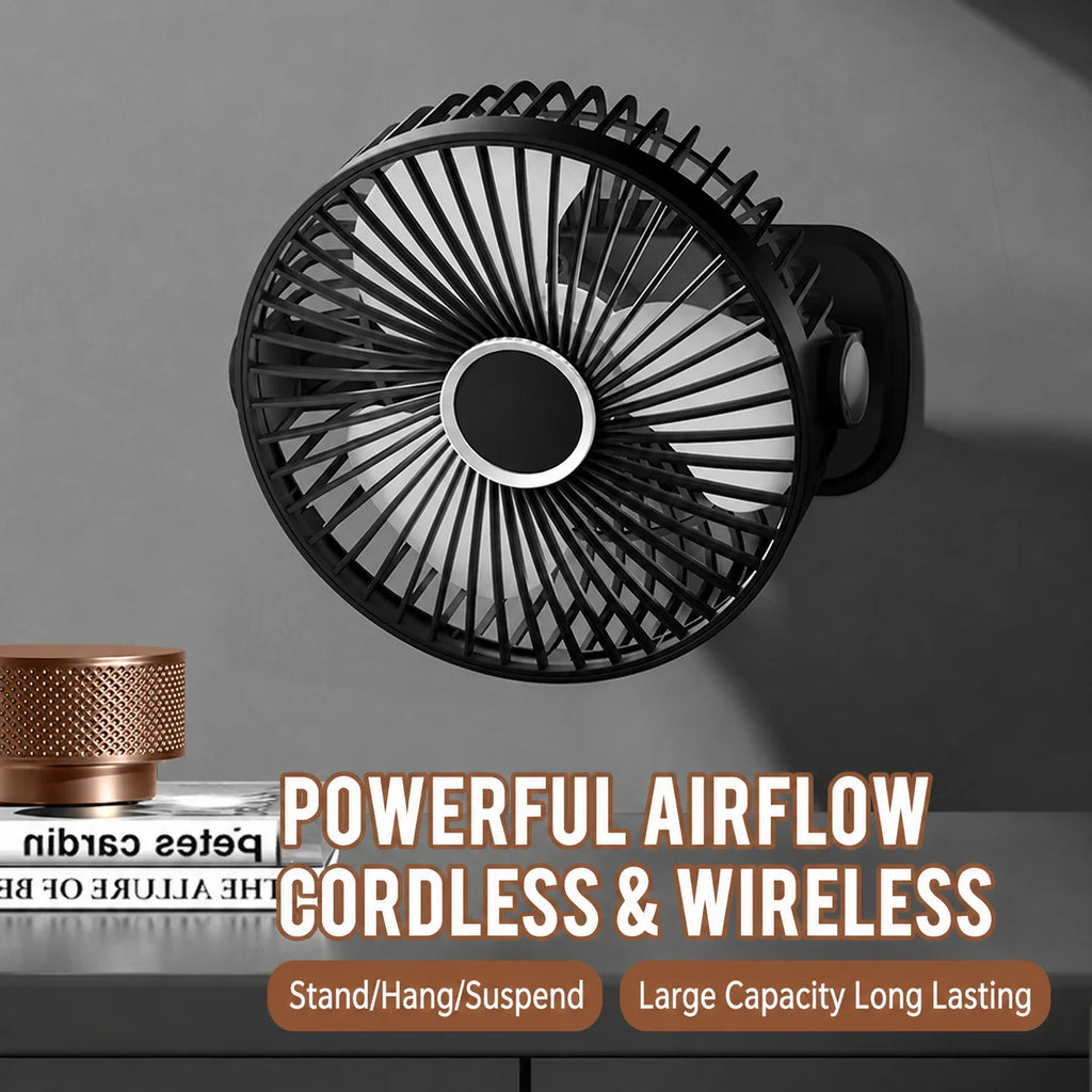 Multifunctional Mini Clip Fan USB Powered Low Noise Desktop Hanging Fan Summer Personal Cooling Ventilador