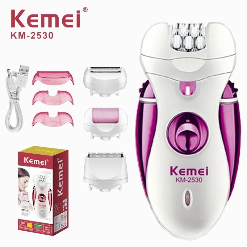 Kemei KM-2530 4 in 1 Shaver Women Ladies