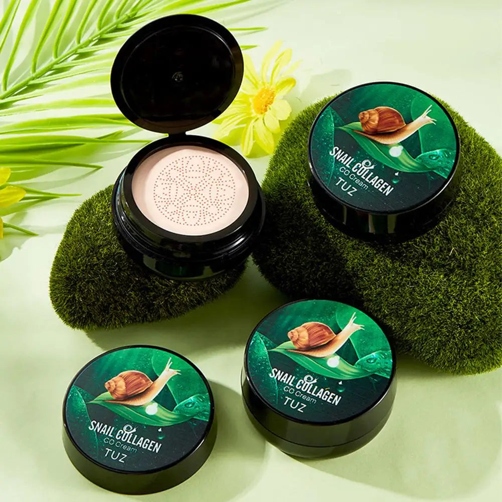 Mushroom Head Air Cushion CC Cream Moisturizing Foundation Concealer Whitening Oil-control Face Base Makeup Cosmetics