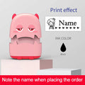 Custom Cartoon Baby Name Stamp Kit - Reusable for Cotton