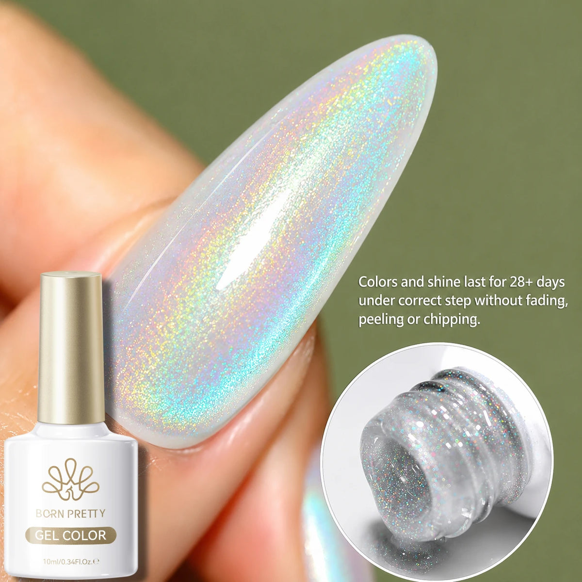 BORN PRETTY 117 Colors Cat Magnetic Gel Nail Polish 10ml