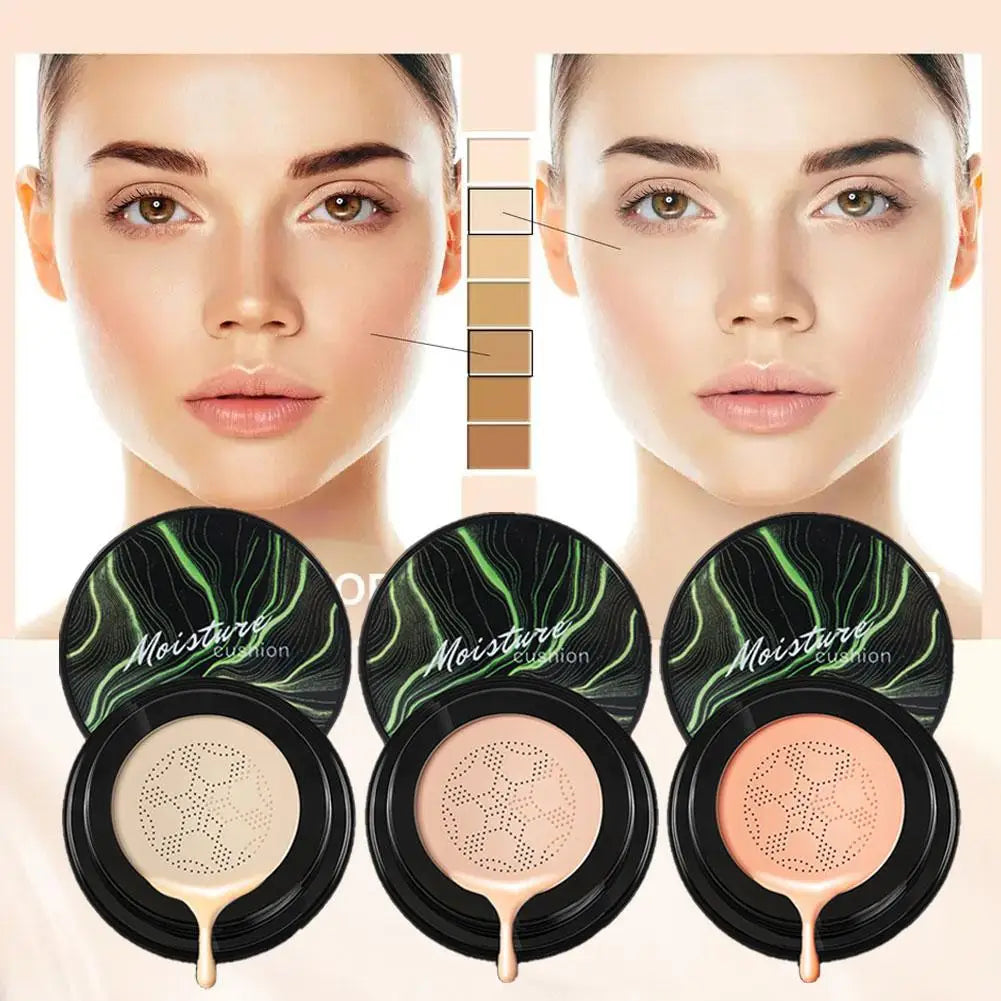 Mushroom Head Air Cushion CC Cream Moisturizing Foundation Concealer Whitening Oil-control Face Base Makeup Cosmetics