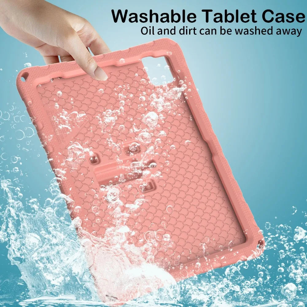 EVA Kids Case for iPad Pro 11 12.9 13 Cover iPad 10.2 10.9 7 8 9 10th 11th A16  2025 Shell iPad Air 4 5 6 Mini 1 2 3 Stand Cases