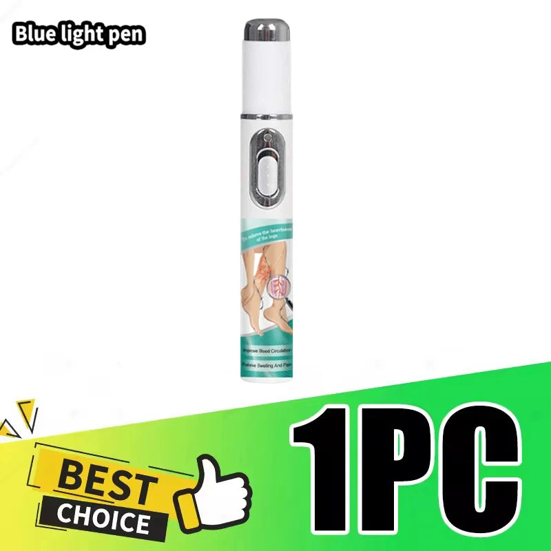 Blue Light Pen for Treating Veins in Both Legs, Vein Care Tool