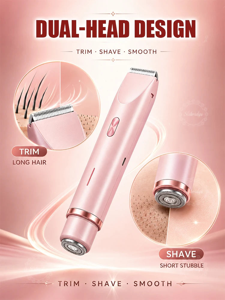 Women Electric Shaver Bikini Razor for Intimate Bikini Underarm Leg Arm
