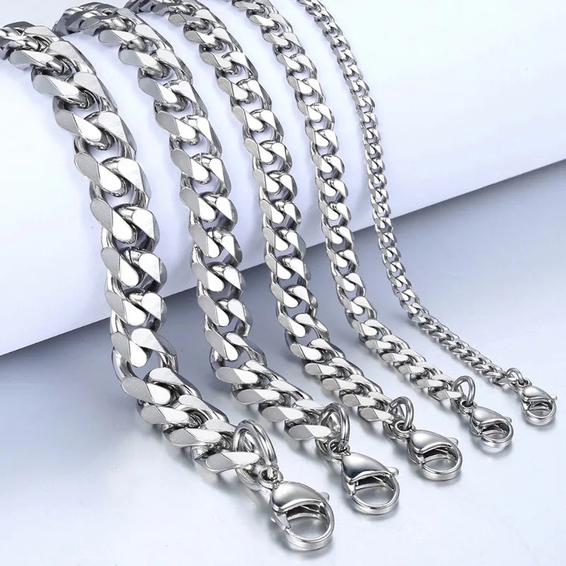 New Trendy Cuban Chain Men Bracelet Classic