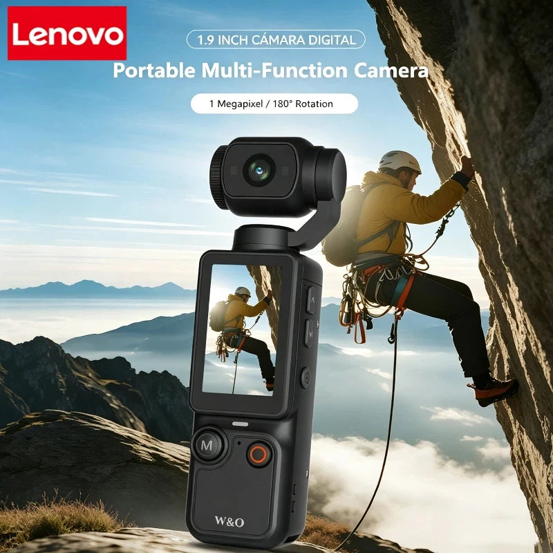 Lenovo 4K HD WiFi Sports Wearable Camera and Vlogging