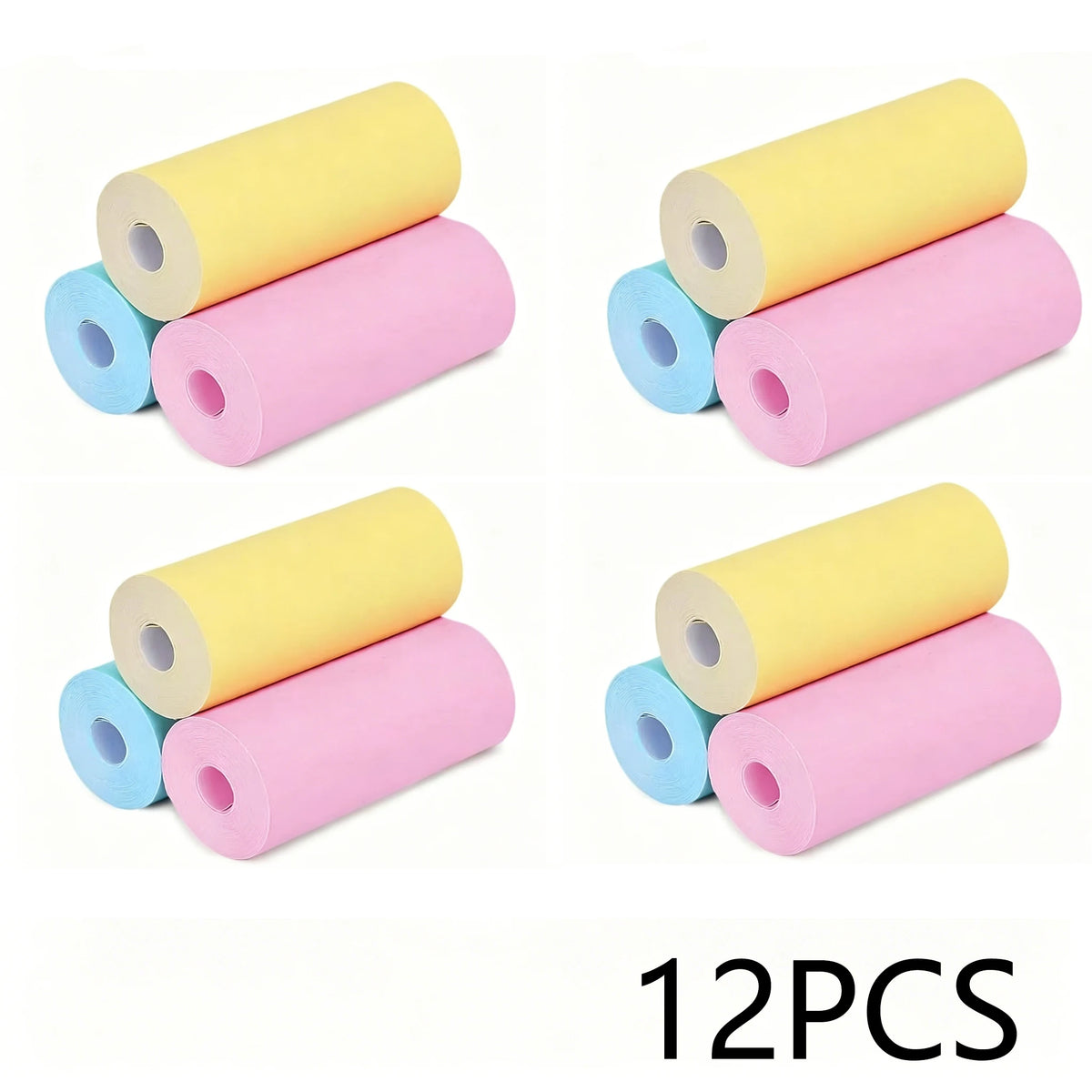 3-50Rolls 57x25MM Thermal Paper Color Children Camera Instant Print