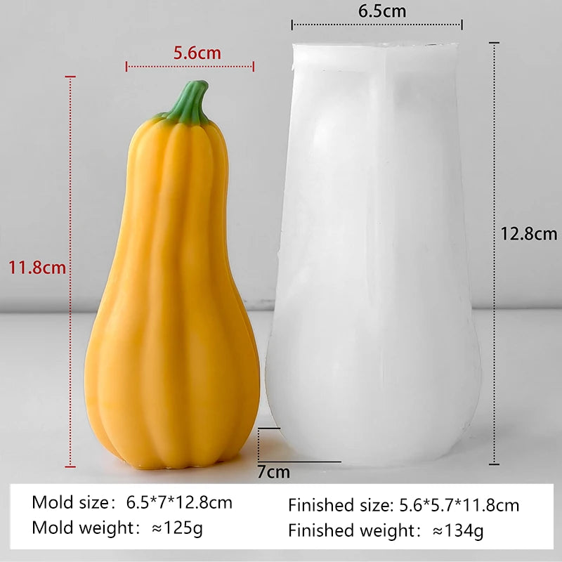 Halloween Pumpkin Silicone Mold DIY Aromatherapy Candles