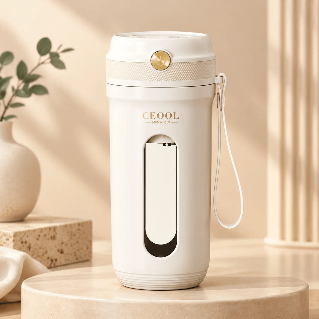USB Rechargeable Electric Juicer Cup, Portable Mini Smoothie Blender Ice Crusher