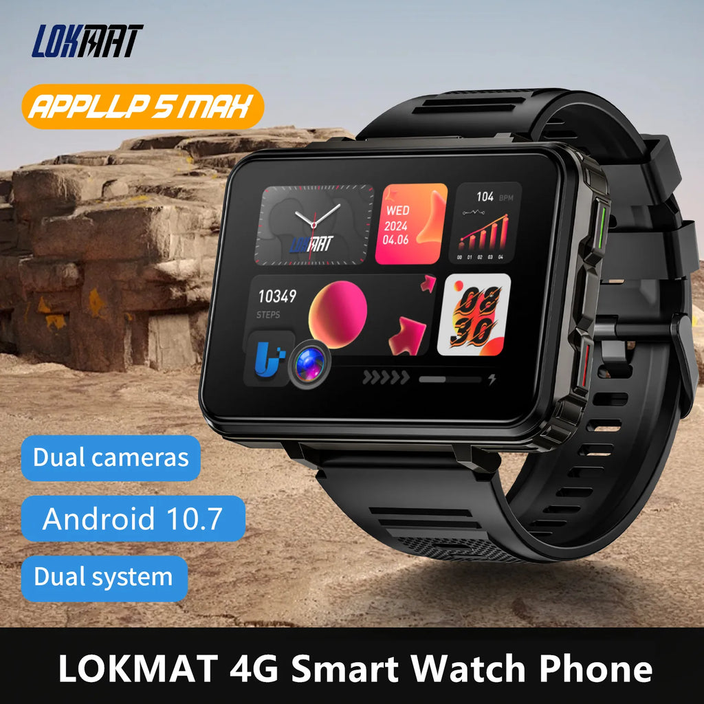 LOKMAT APPLLP 5 MAX Android Watch Phone Square Big Screen