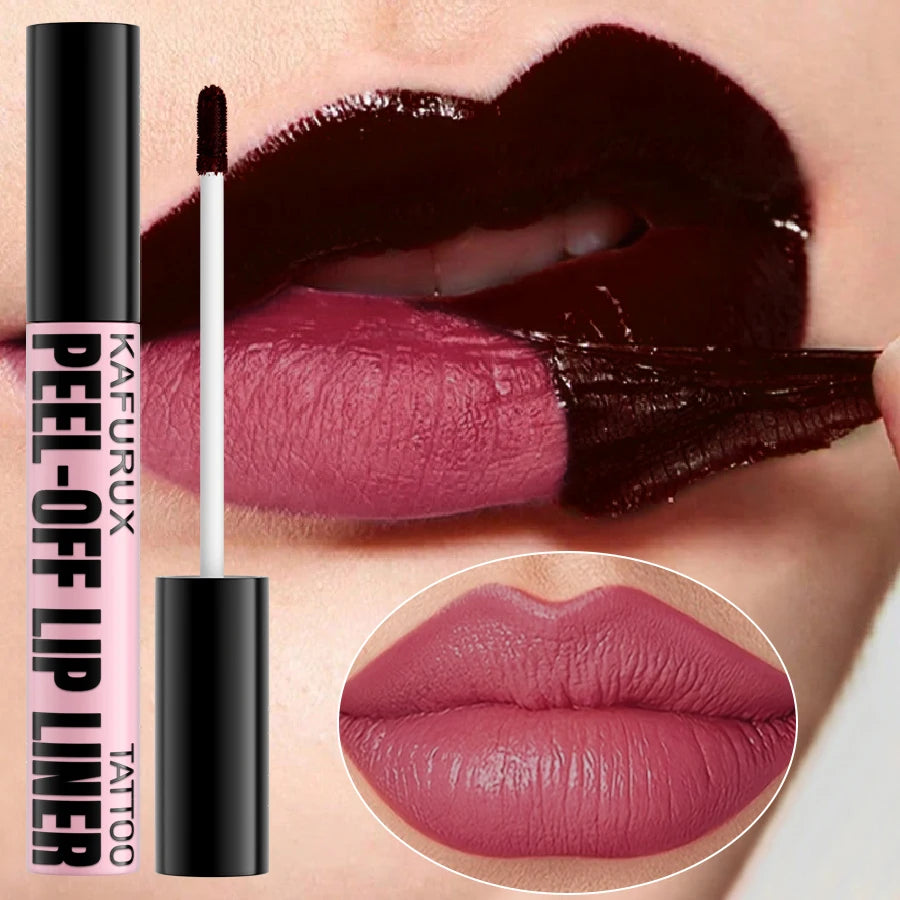1PC Waterproof Lip Liner Peel Off Lipgloss Long Lasting