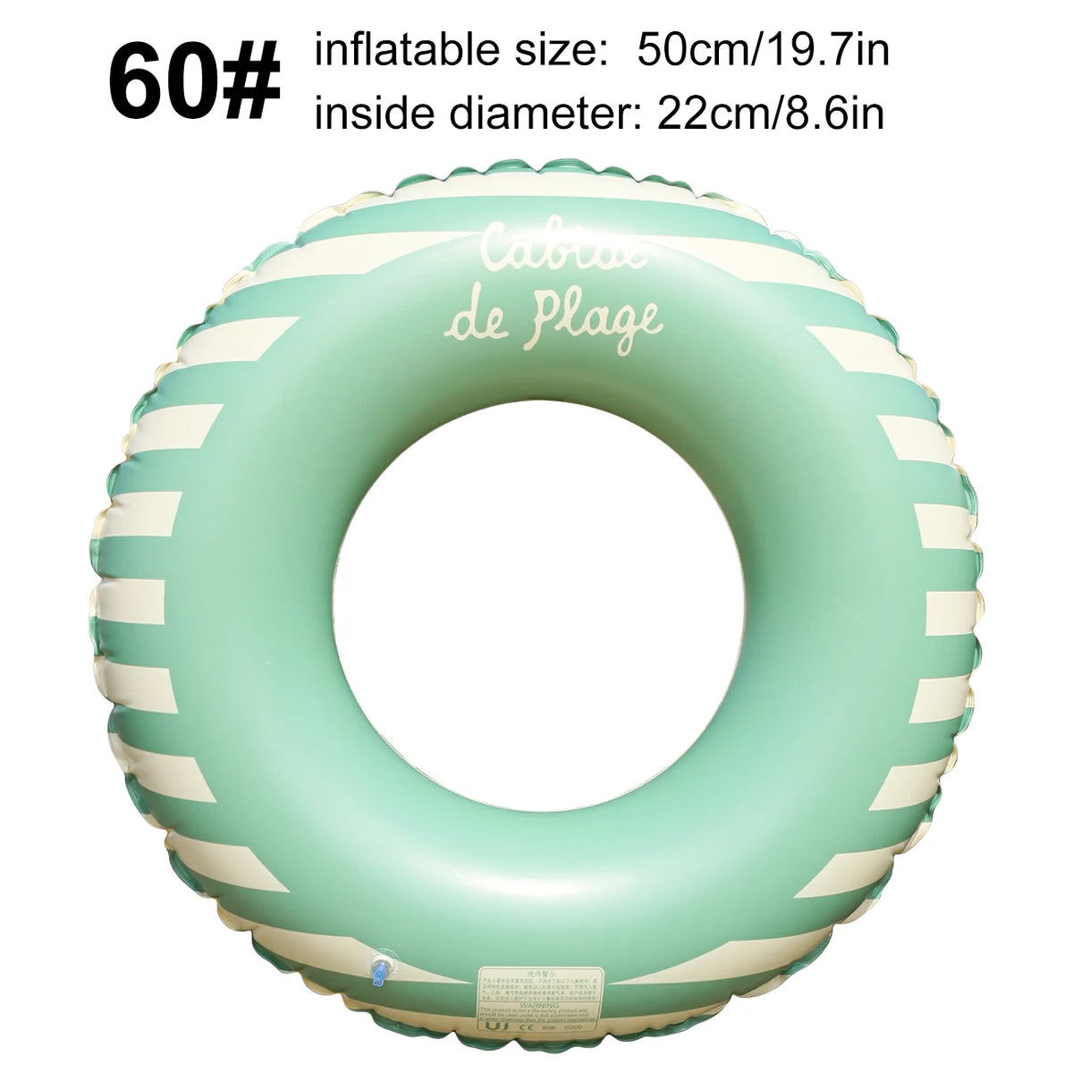 1PC Inflatable Pool Floats for Adult Striped