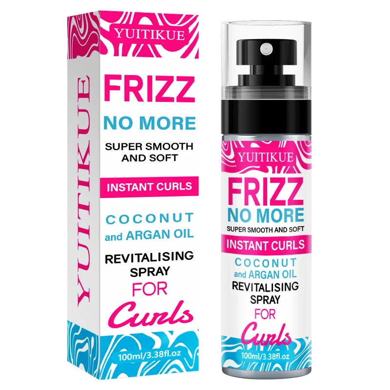 Frizz No More Hair Spray Infused with Coconut & Argan Oil Moisturizing