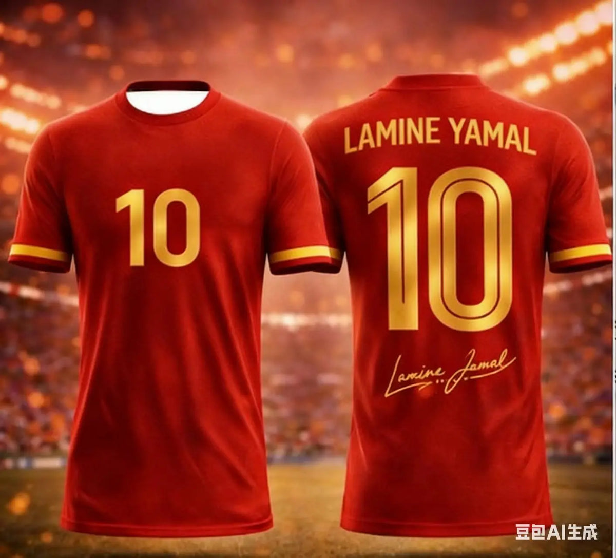 Lamine Yamal #10 Barcelona Soccer Jersey