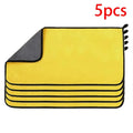 Double Layer Wash Cloth Microfiber Car Cleaning Towels 30X60cm 1/2/3/6/10pcs