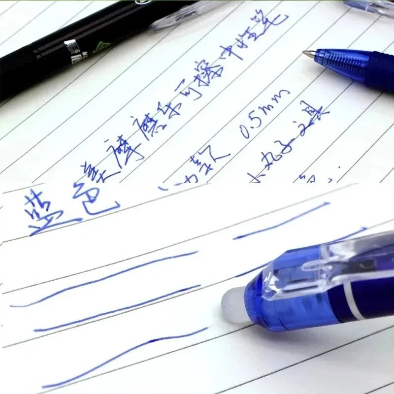 0.5mm Retractable Erasable Gel Pens Set with Refills