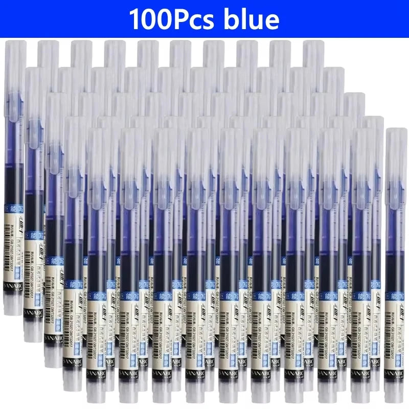 3-102Pcs/set High Quality Needle Type Gel Pens Straight