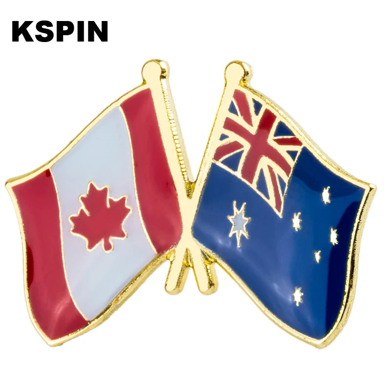 Australia Flag Badge Brooch Natinal Lapel Pins Flag Lapel Pins Country Flag Badge