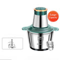 2L Electric Meat grain Food Processor Chopper Stainless Steel Kitchen Machines vegtable Chopper Slicer Machine Home Grinder