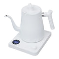 1L Electric Kettle 1KW 104-212°F LED White/Black Electric Coffee Kettle Water Heater Dry-Boil Protection 3 Ventilated Holes