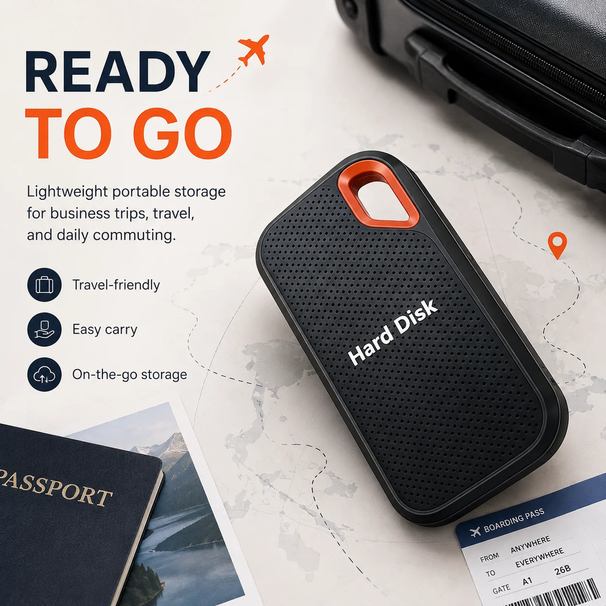 1TB 2TB High Speed External Hard Disk USB 3.1