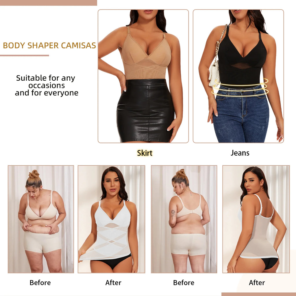 Body Shaper for Women Tummy Control Shapewear Compression