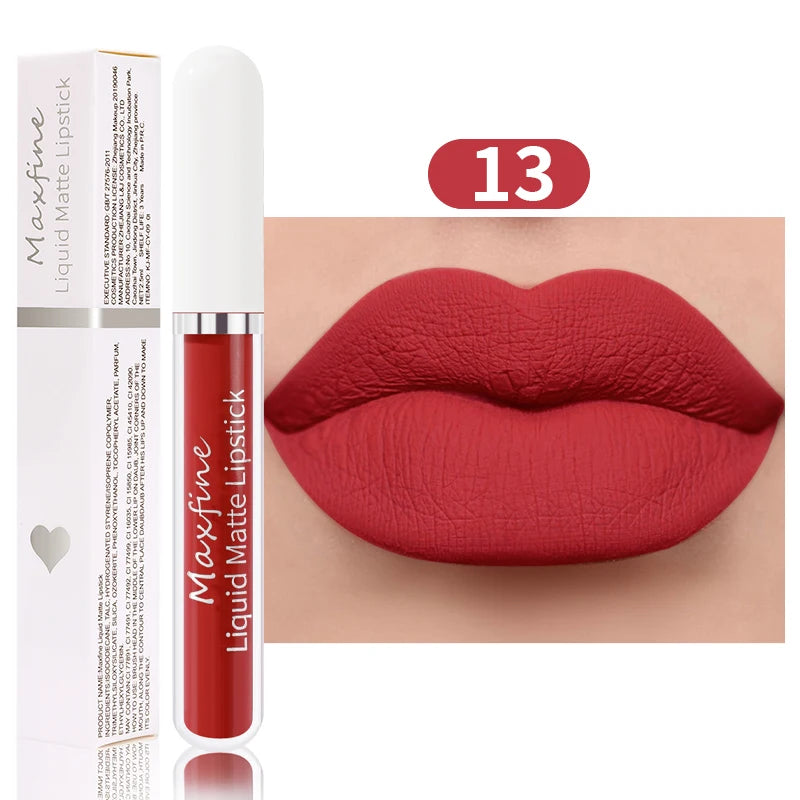 High-Quality Matte Liquid Lipstick Long-Lasting Waterproof