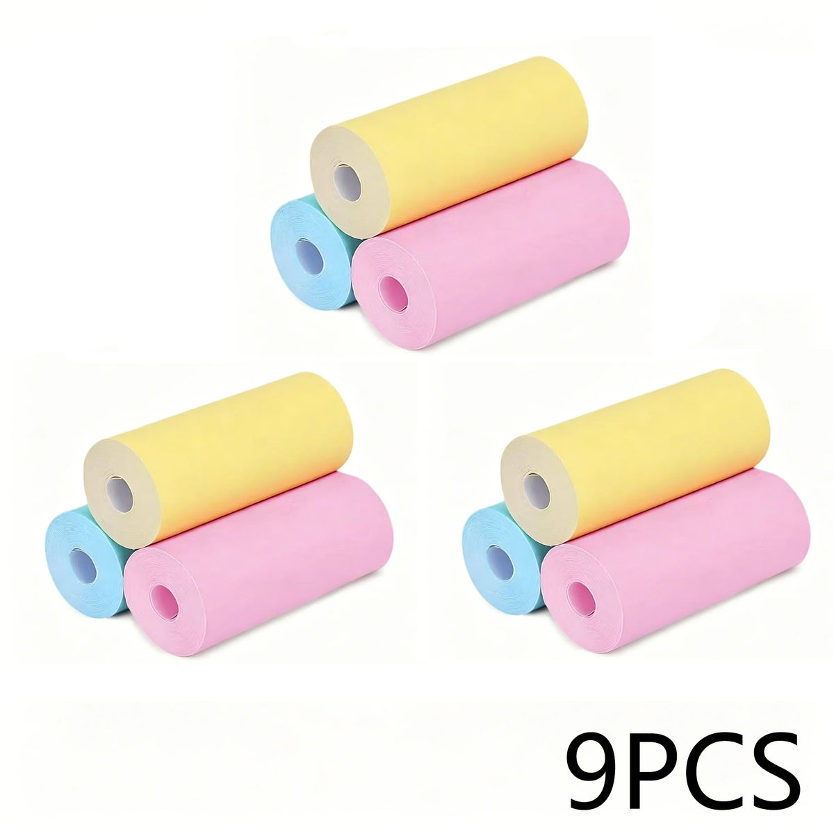 3-50Rolls 57x25MM Thermal Paper Color Children Camera Instant Print
