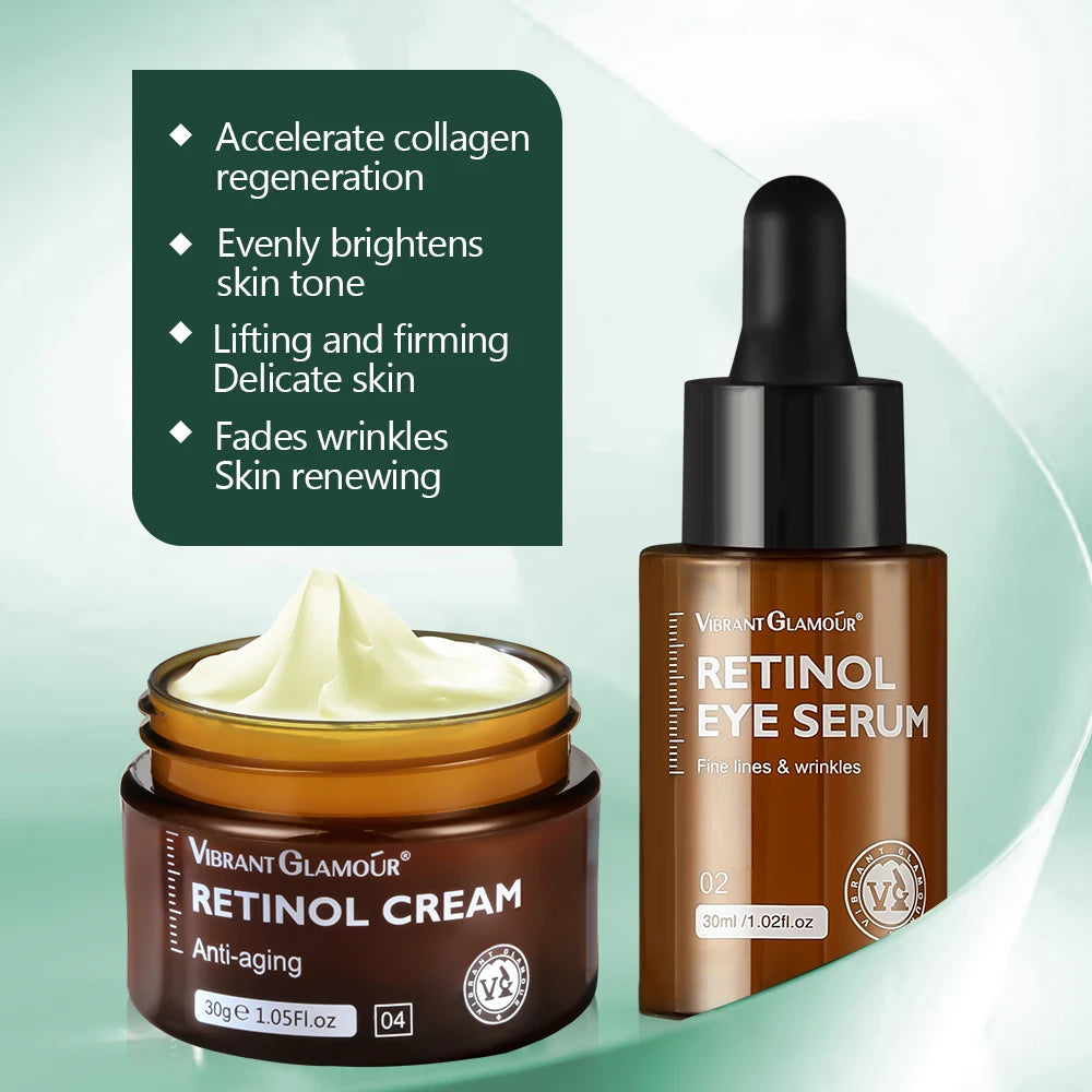 VIBRANT GLAMOUR Retinol Face Eye Cream Serum