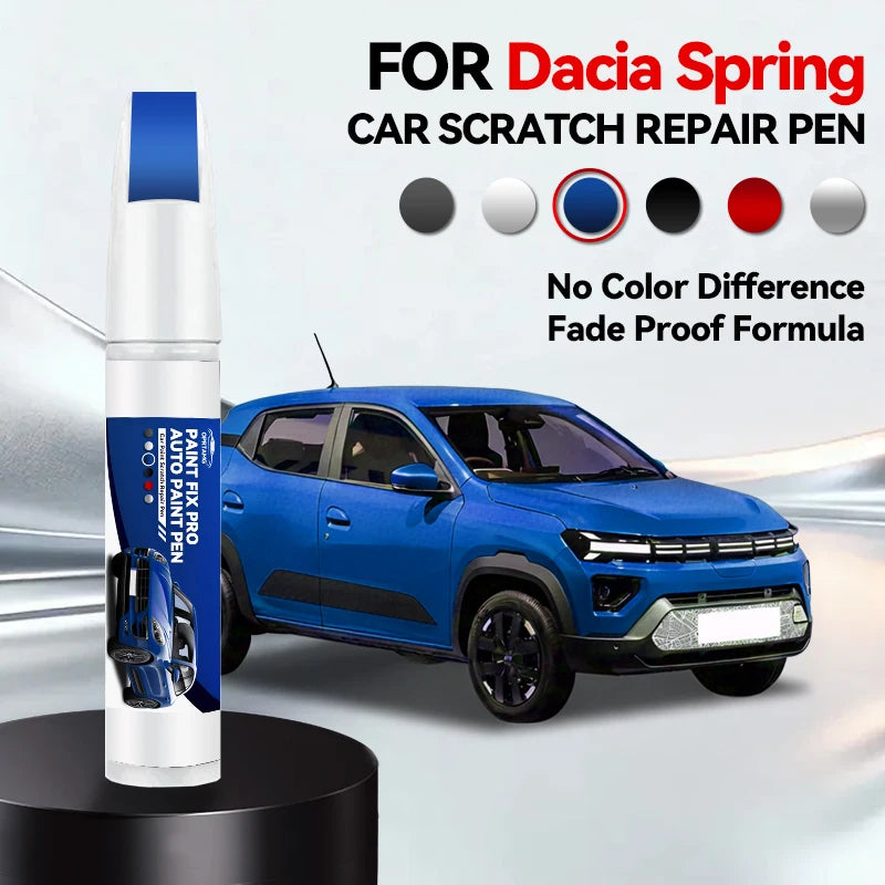 Car Paint Repair Pen For 2021-2025 Dacia Spring Paint Scratch Repair Accessories Blue Red Green Black Grey Beige White