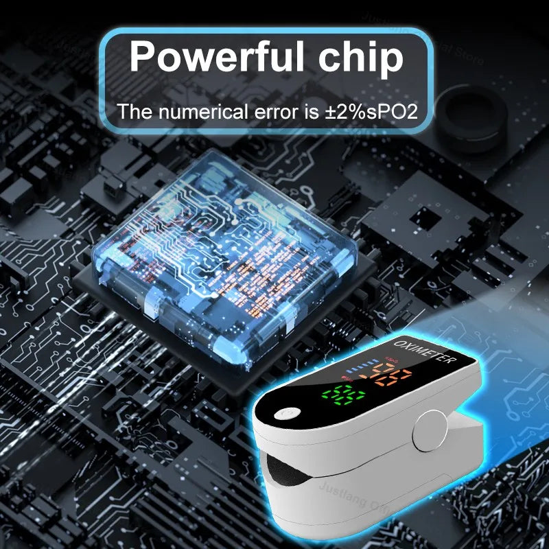 JUSTLANG Medical Digital Fingertip Pulse Oximeter