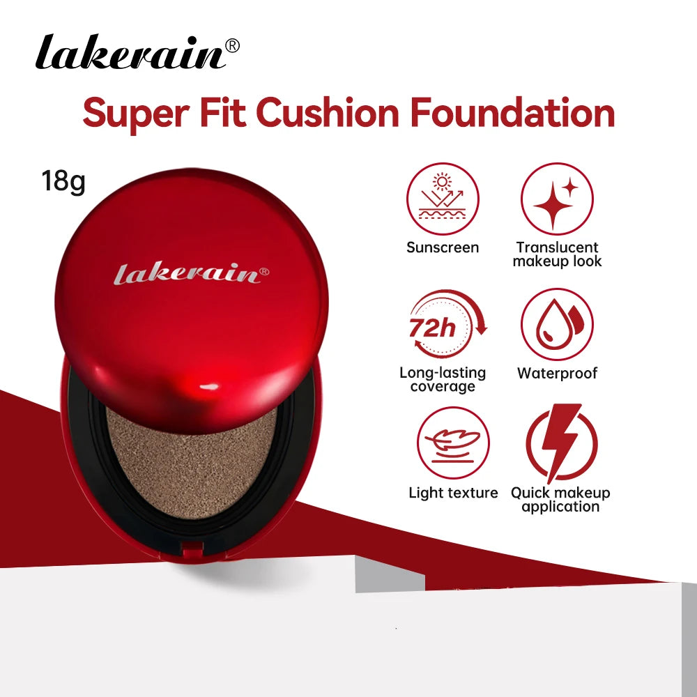 Red Cushion Foundation | Full coverage, lightweight, fits well, satin finish, Korean Cushion Foundation