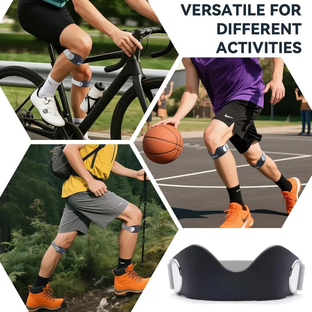 Patellar Tendon Support Strap, Adjustable Non-Slip Patella Band Knee Brace Suitable for various sports
