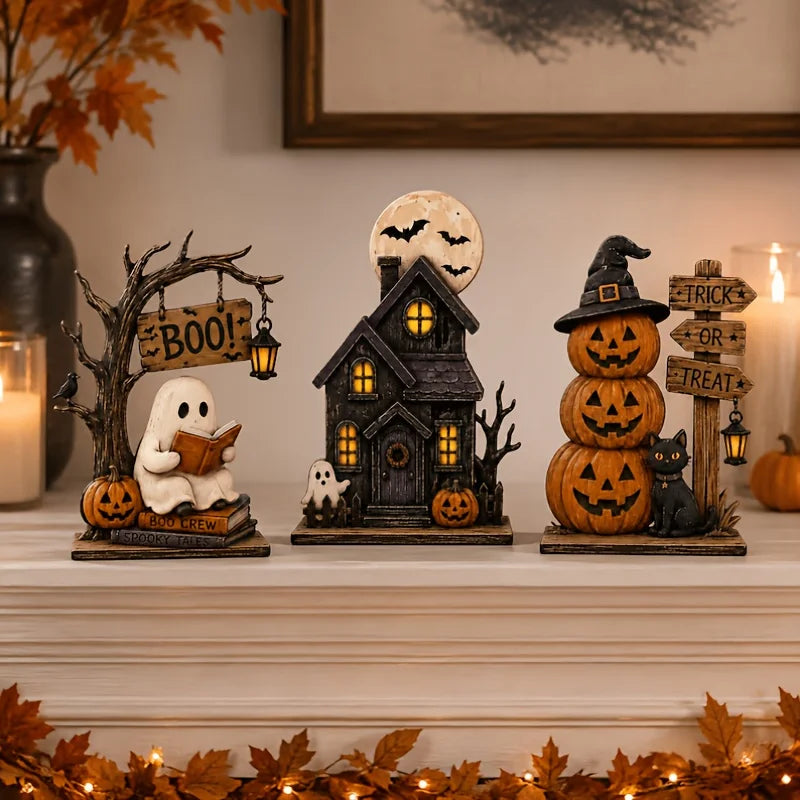 6/3 Pieces of Randomly Assorted Styles, Vintage Halloween