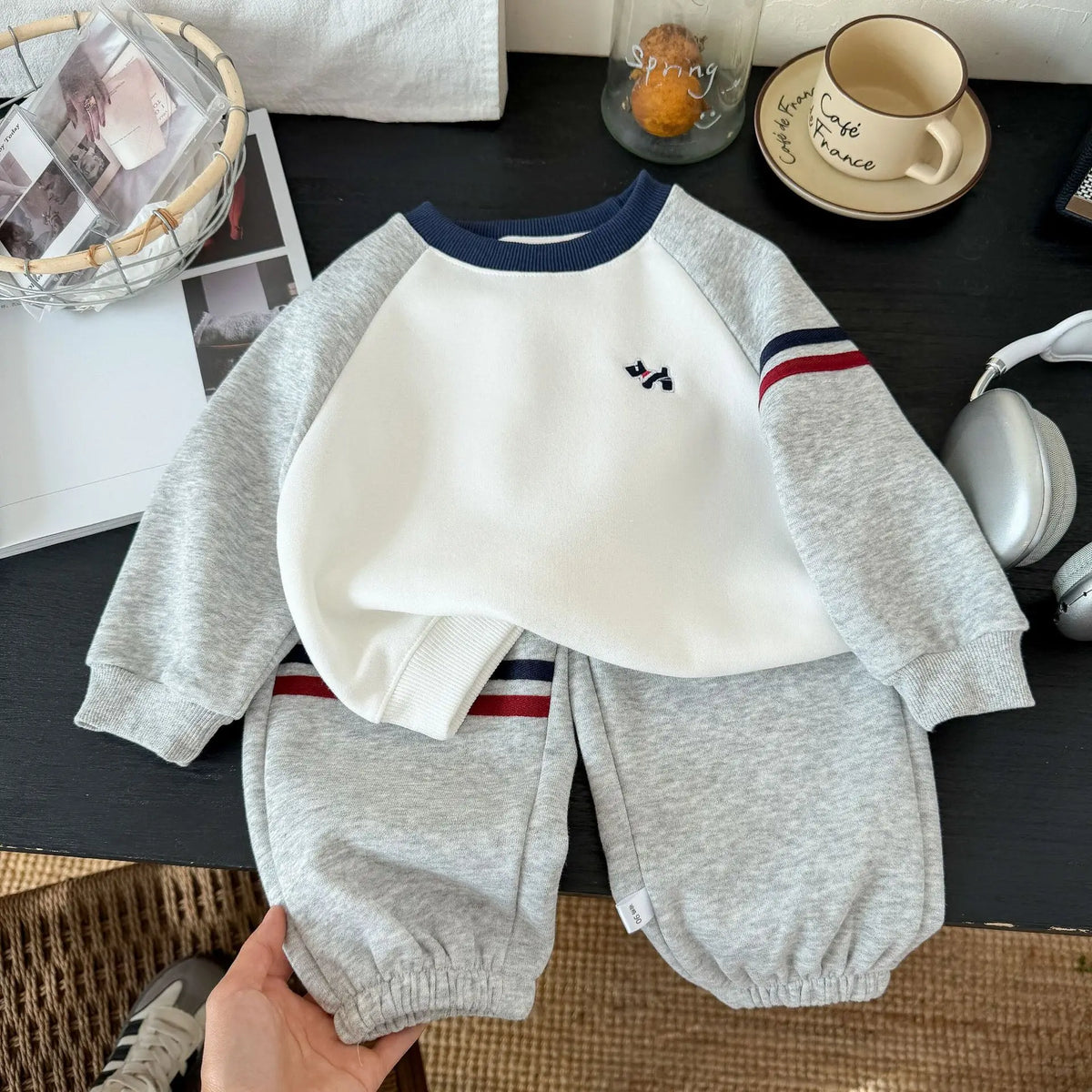 2026 New Autumn Kids Clothes Sets Baby Boy Girls Color