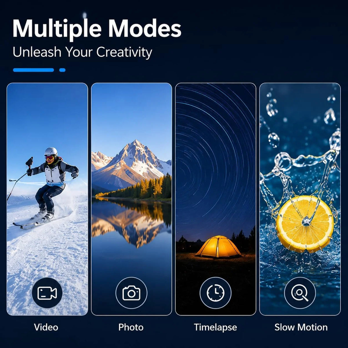 4K Pocket Vlogging Camera, With 64GB Memory Card, 75MP Digital Camera