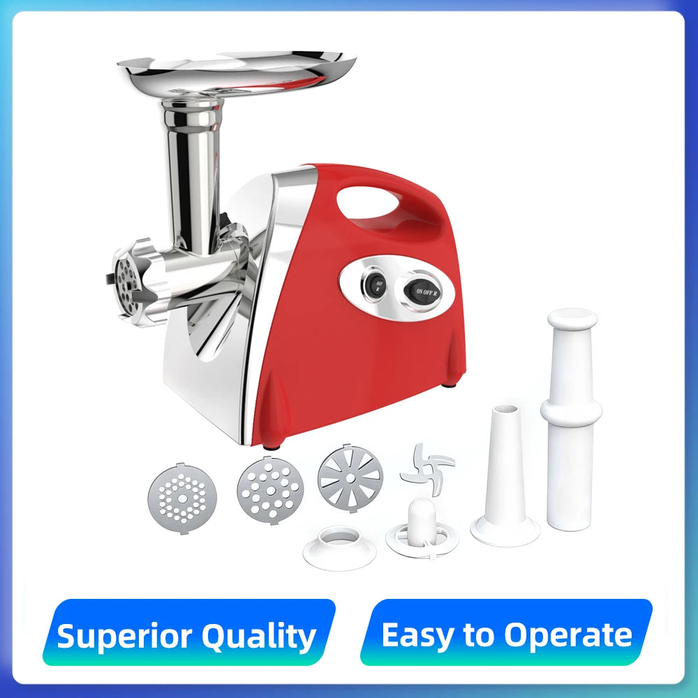 Podofo 800W Electric Meat Grinder Multifunction Vegetable Sausage Processor Slicer Chopper Mincer Baby Food Processor Meat Cutter