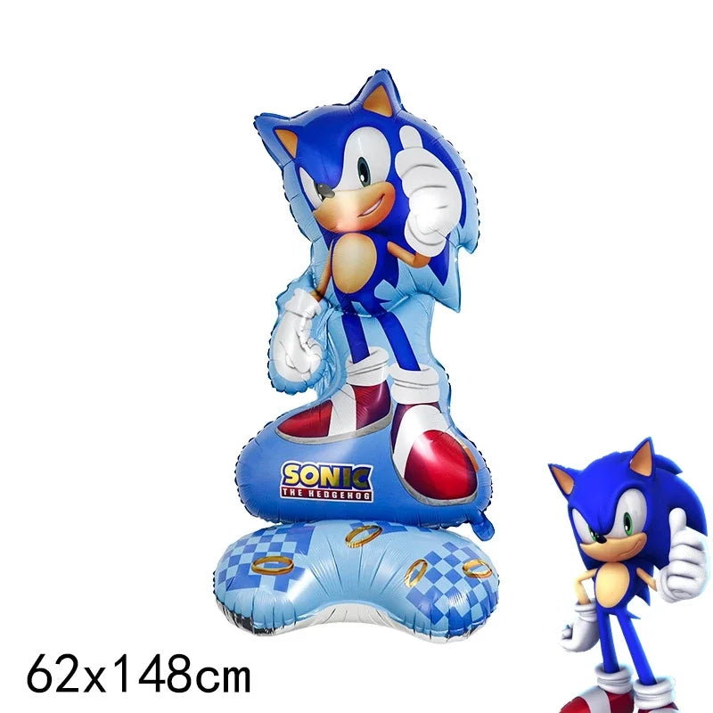 10pcs Sonic Latex Balloons Sonic Superhero Game Fans Ballon Happy Birthday Party Decoration Kids Toys Hedgehog Supplies Globos
