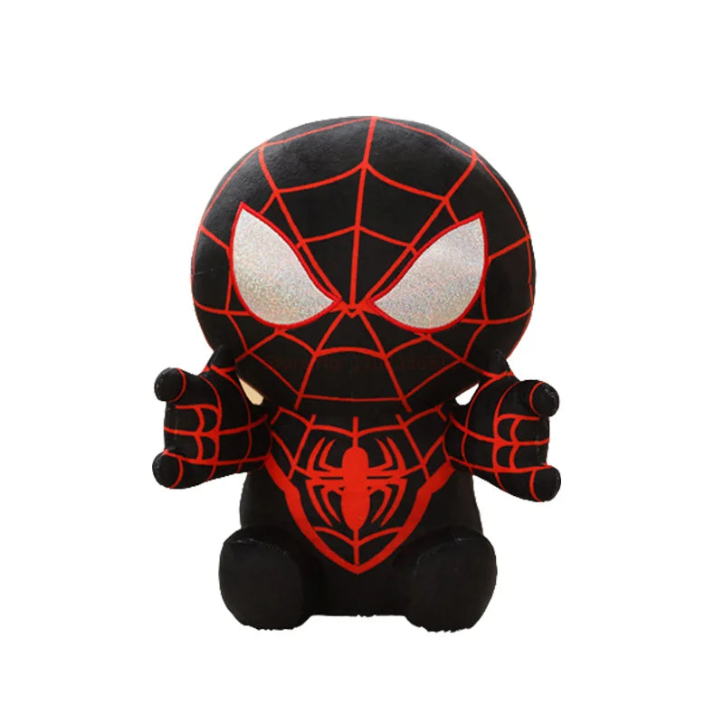20cm Anime Spider Man Plush Doll Kawaii Cute Cartoon Red Black Stuffed Doll Home Room Decor Peluche Pillow Birthday Gift Kid