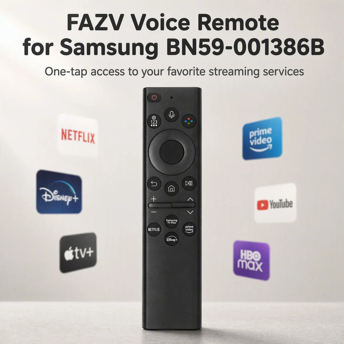 FAZV Replacement Remote for Samsung BN59‑01386B BN59‑01386J