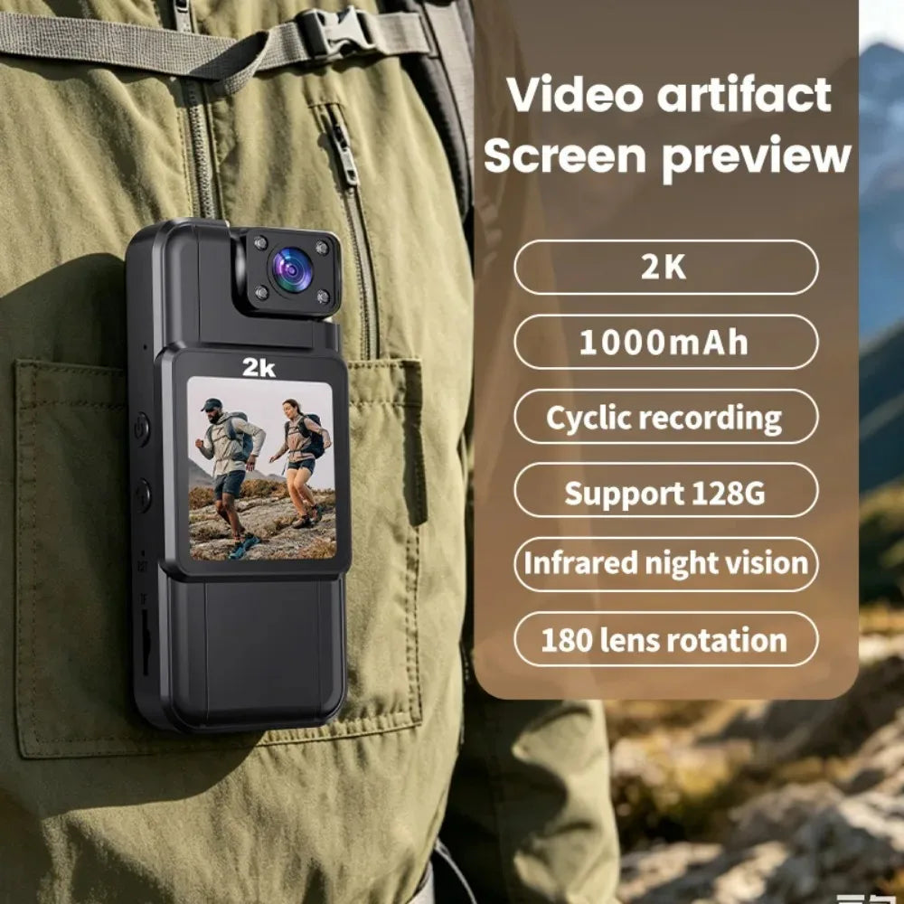 KEBIDUMEI Mini WiFi DV Camera 4K 2K 1080P HD Cam Portable Digital Video Recorder