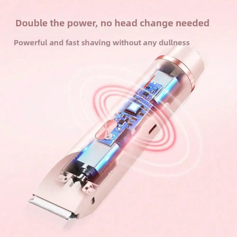 2-In-1 Lady Electric Shaver & Trimmer